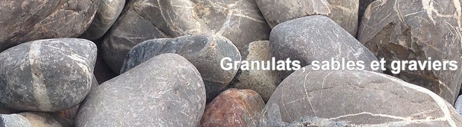 Granulats, sables et graviers